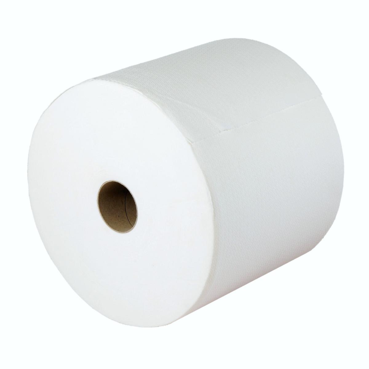 Papierhandtücher Putztuchrolle Außenabrollung 1-lagig, ca. 80 g/m², Zellulose weiß, 190 m, "Itex Sorba Tex MB neu"  29 x 38 cm | 500 Blatt/Rolle 
