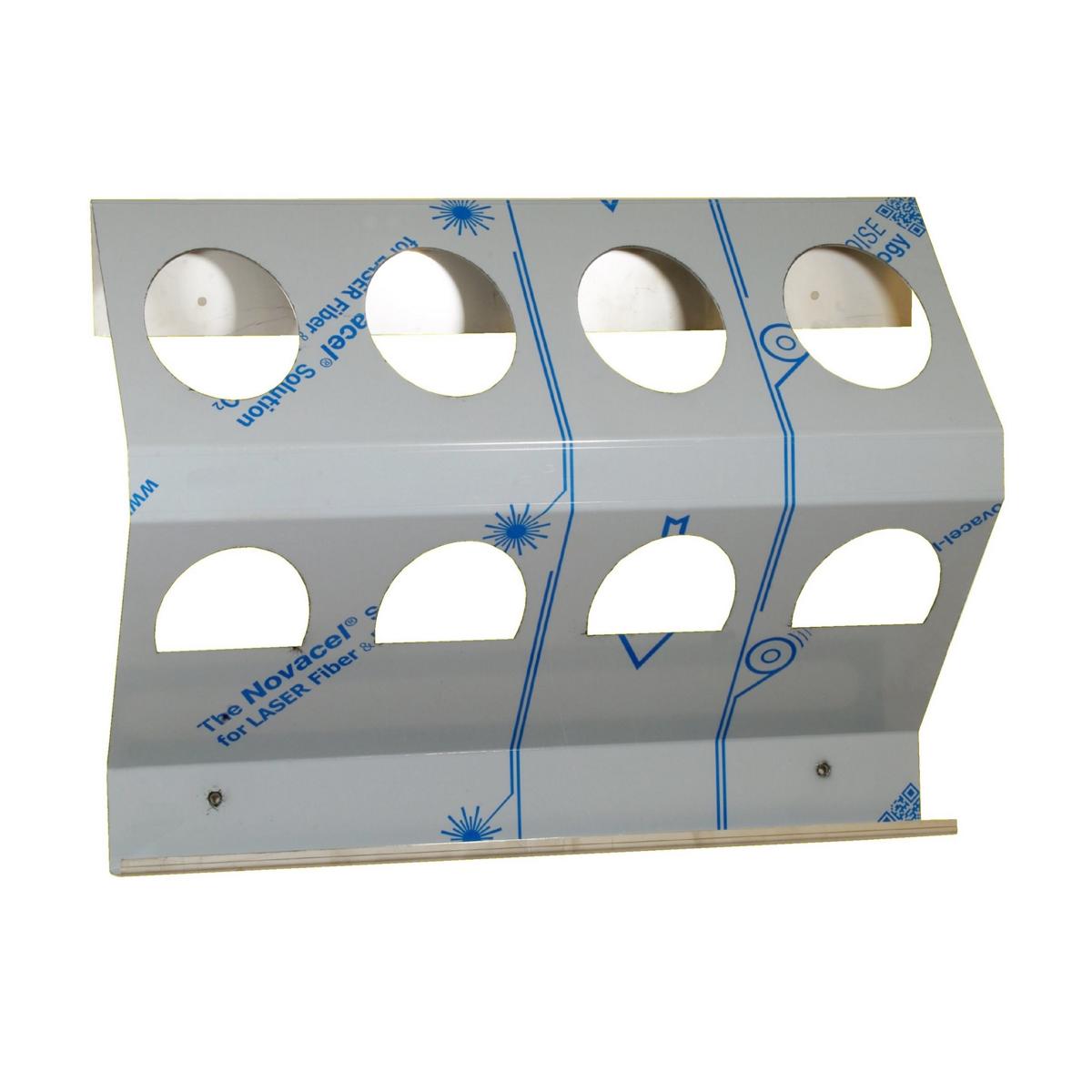 Edelstahlregal für 4 Euro Flaschen 1 Liter und zum aufhängen von 4 Sprühflaschen