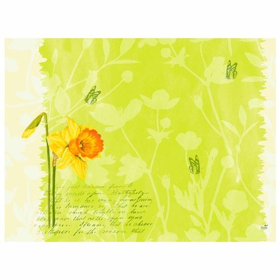 Tischsets Dunicel 30 x 40 cm, 100 Stück | mit Motiv Spring Flowers
