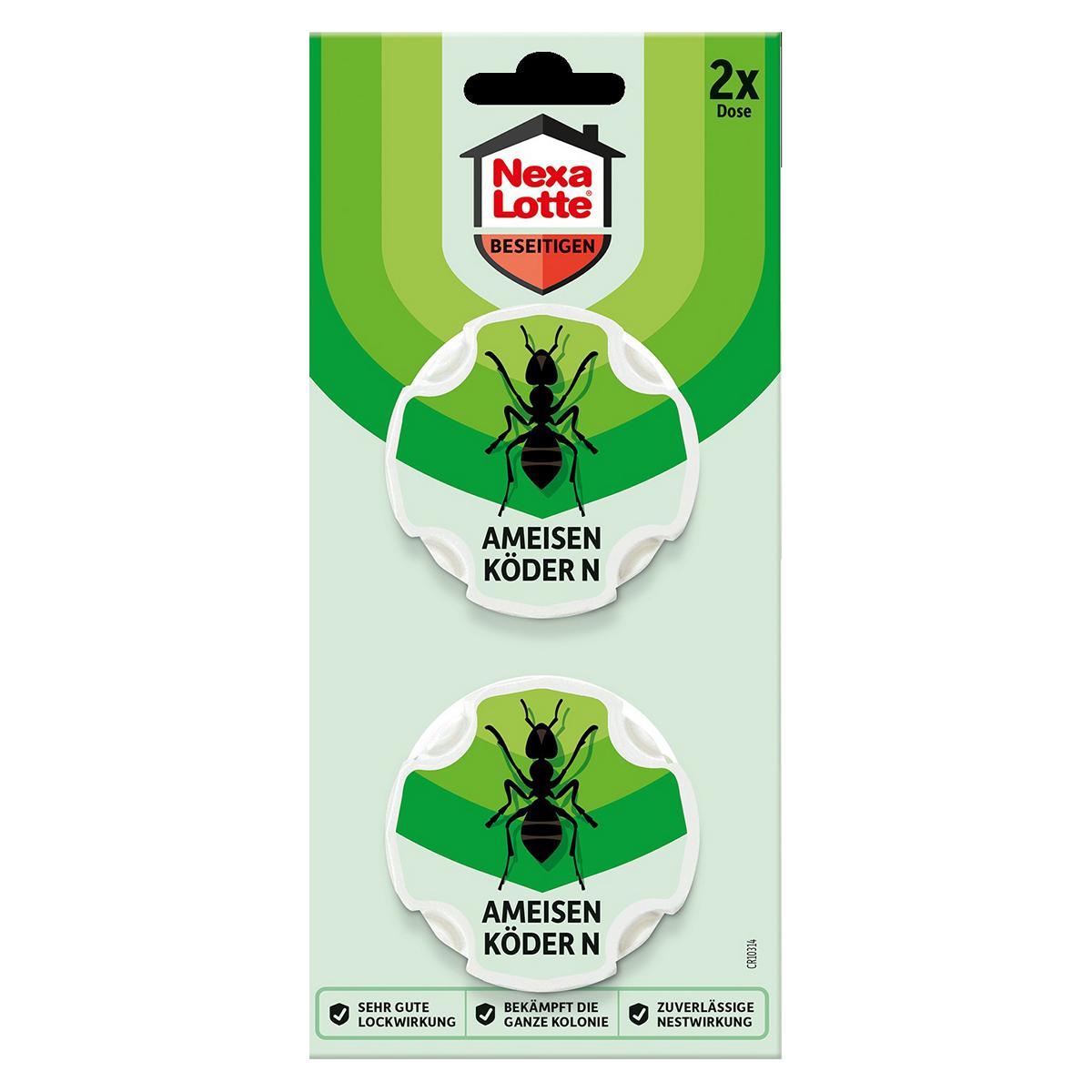 Nexa Lotte® Ameisenköder N | 2 Dosen 