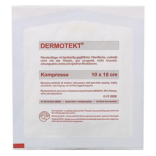 Dermotekt®Kompresse 10 x 10 cm | 2 Stück 
