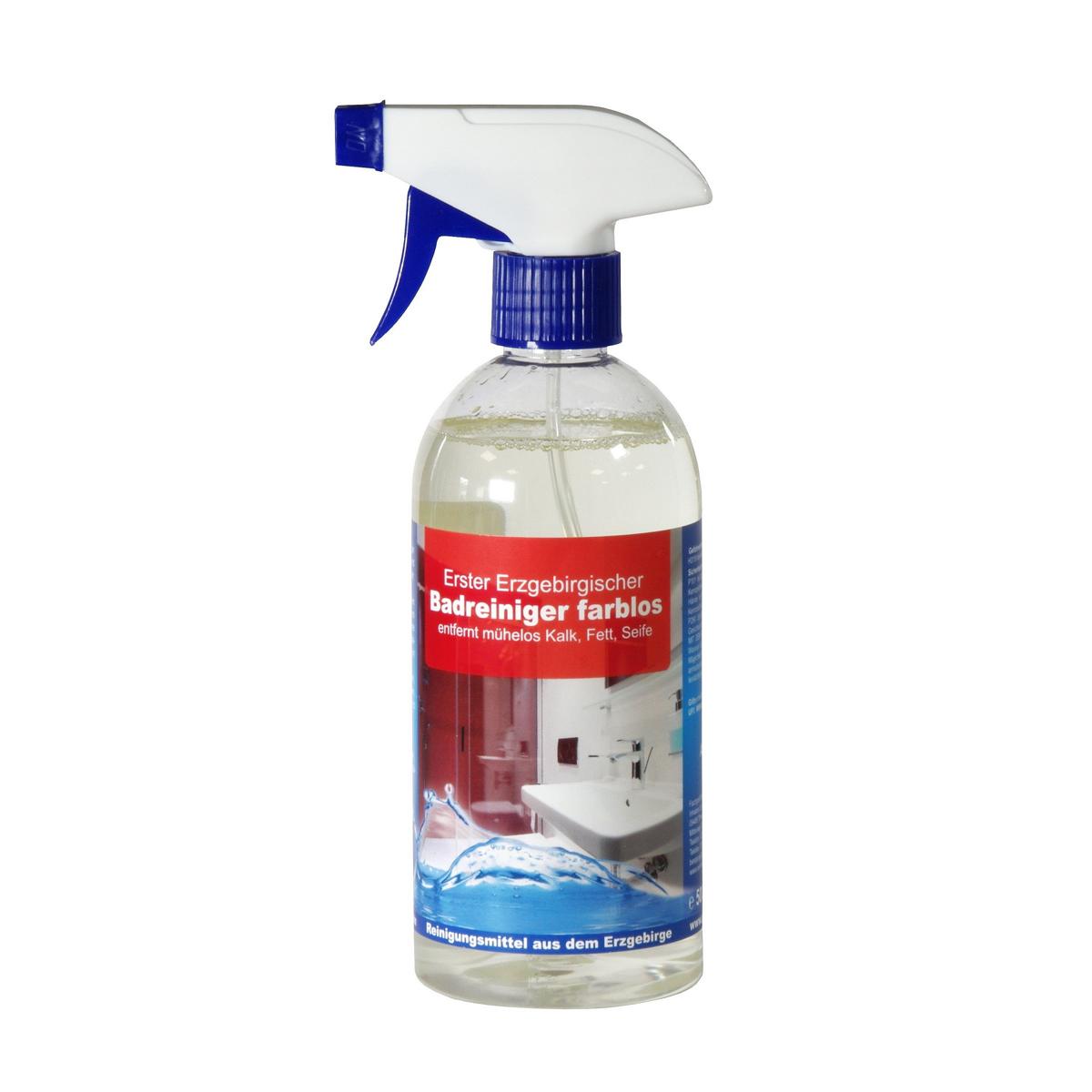 Erster Erzgebirgischer Badreiniger farblos |  500 ml 
