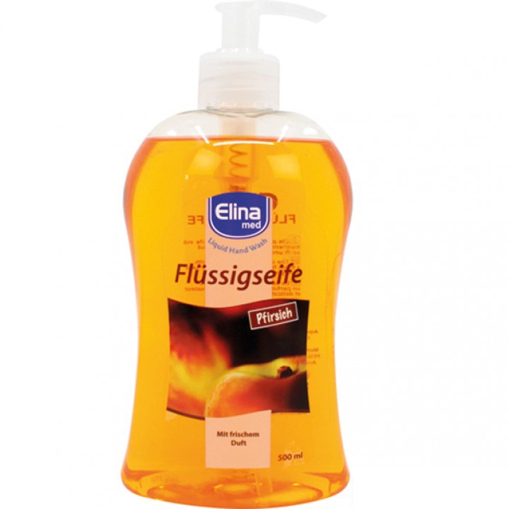 Elina Cremeseife/Flüssigseife in Spenderflasche 500 ml | Pfirsich