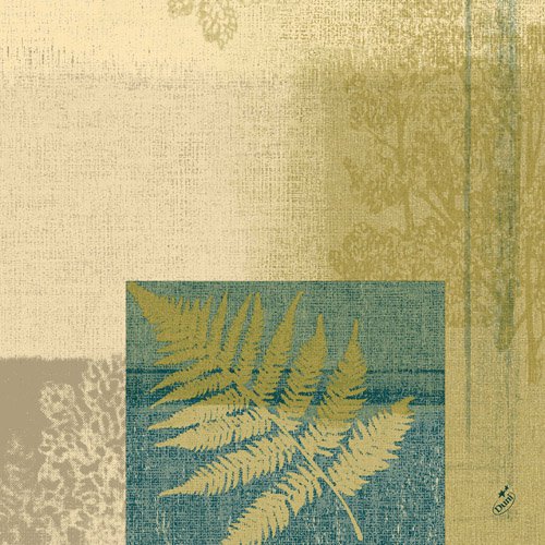 DUNI Klassik-Servietten 40 x 40 cm, 4-lagig, 1/4 Falz, 50 Stück/Pack | mit Motiv Landscape