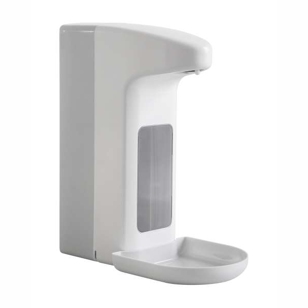 Seifen-/Desinfektionsspender, weiß/grau | 500 ml 
