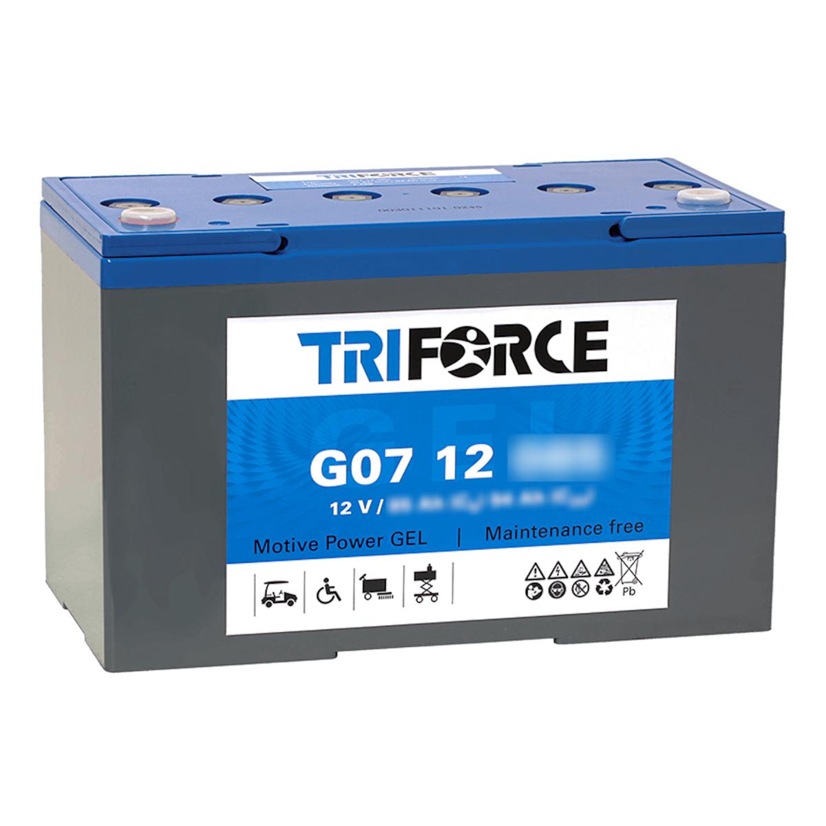Zubehör/Ersatzteil: Batterie/Akku "TRIFORCE G07 12 054", 12 V, 54 Ah | 1 Stück 