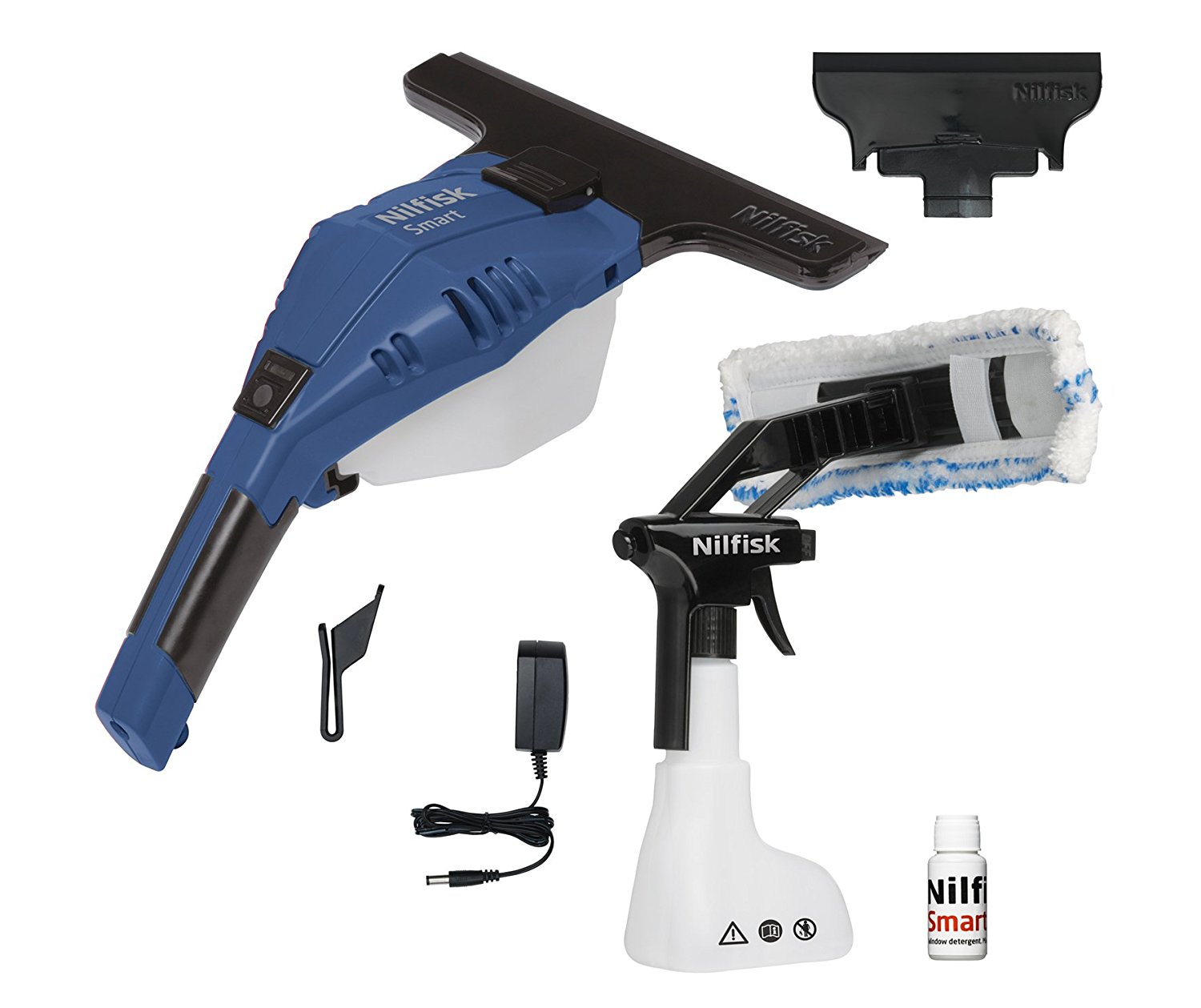 Fenstersauger Nilfisk "Smart Blue" mit Lithium-Ionen Akku 