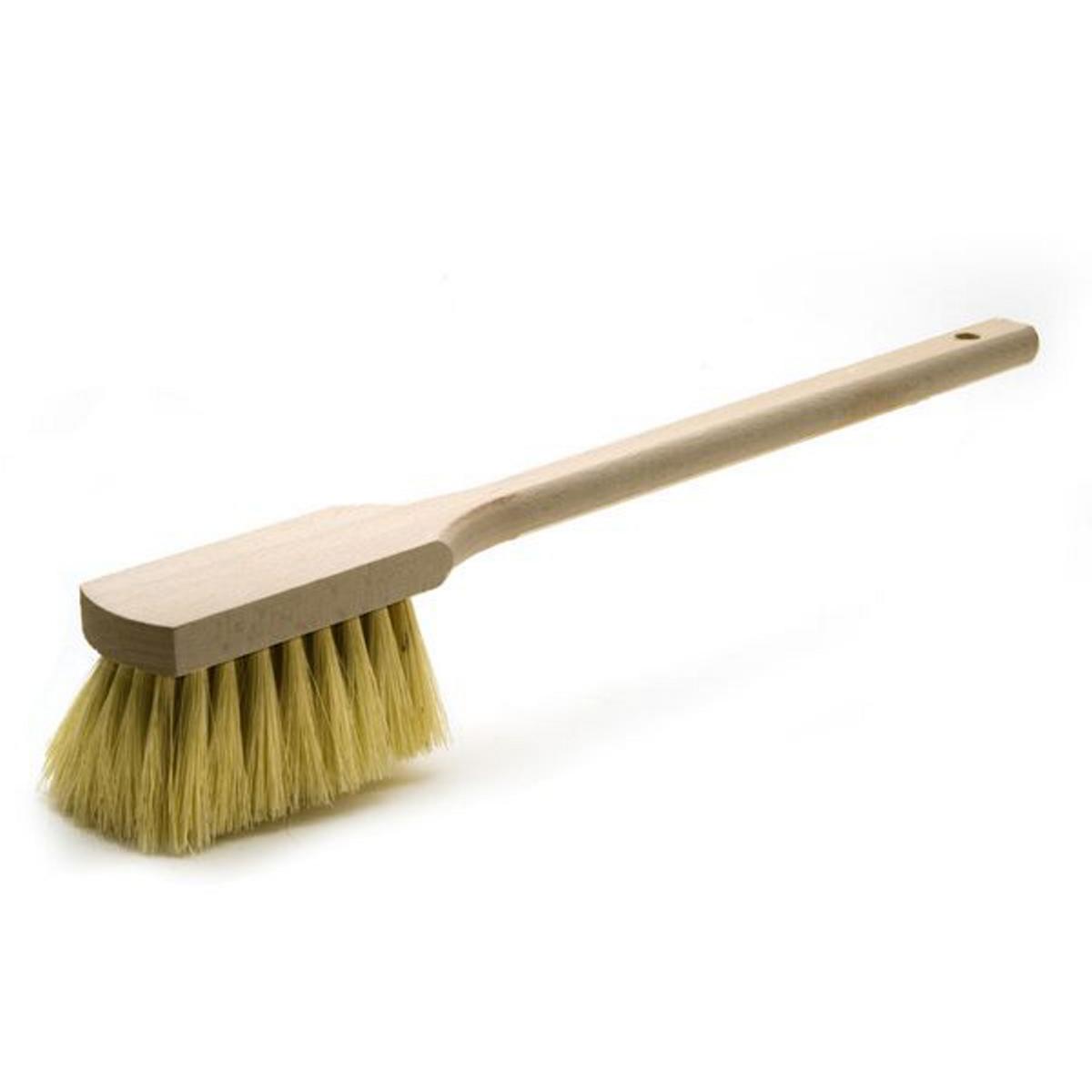 Kotflügelbürsten 43 cm, Körper: Holz unlackiert, Borsten: Fibre