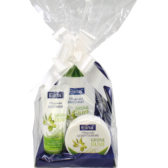 Elina Geschenk-Packung 3-teilig | Olive 
