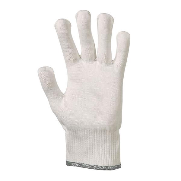 Arbeitsschutzhandschuh/Strickhandschuhe Kategorie II, mittlere Schnittfestigkeit | Größe 10 grauer Rand 
