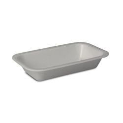 *Menüschale Polystyrol siegelfähig  ungeteilt, 750 ml, 247 x 153 x 55 mm | 500 Stück weiß 