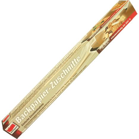 Backpapier Zuschnitte 38 cm x 42 cm, 20 Blatt | 1 Rolle 
