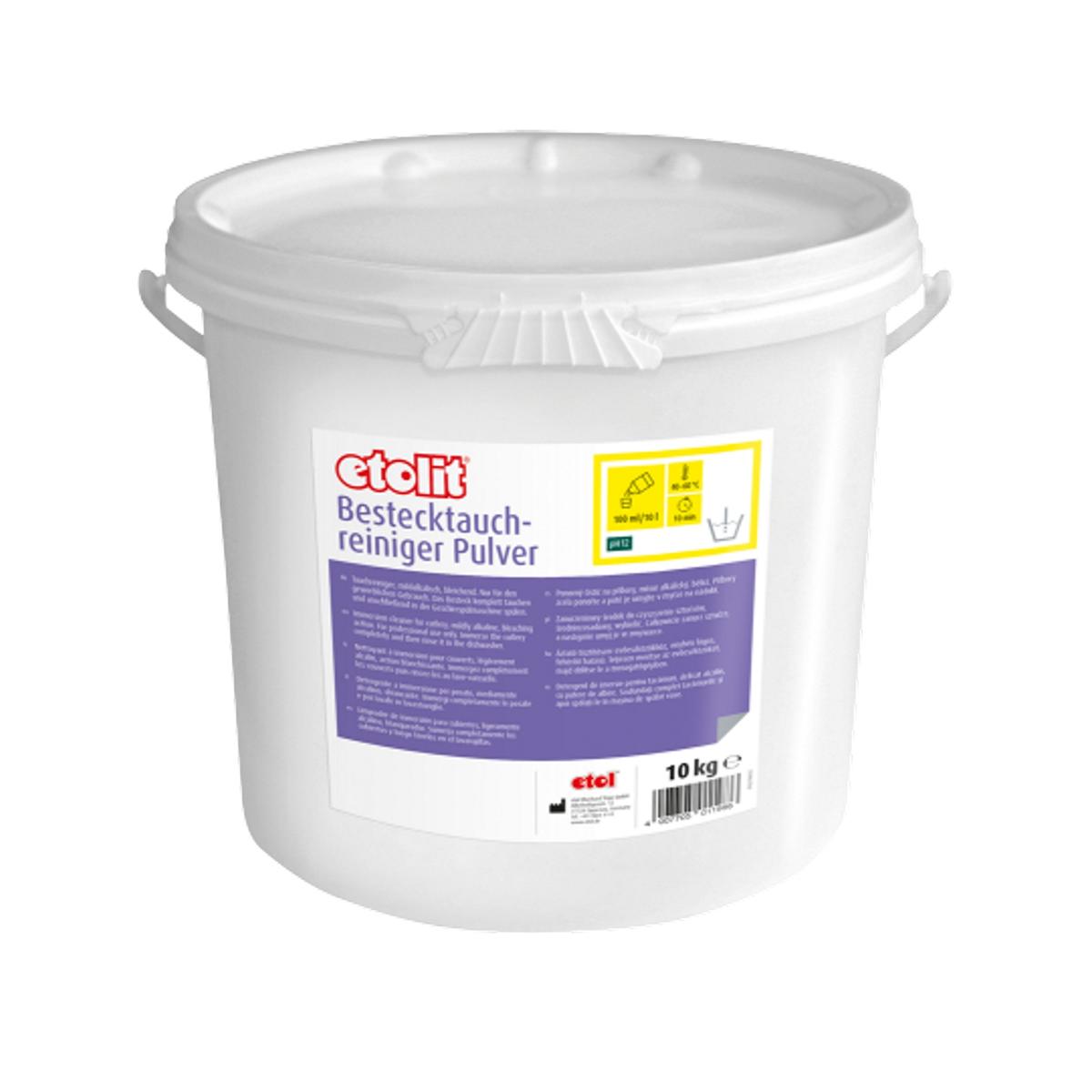 etolit Bestecktauchreiniger Pulver | 10 kg 
