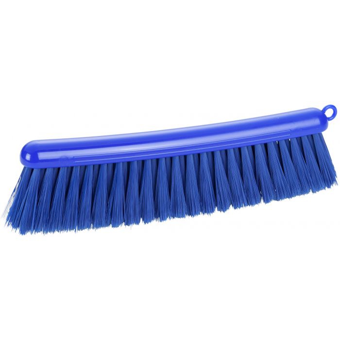 Mehlbesen 29 cm, Körper blau, Borsten blau ungeschlitzt | blau/blau 
