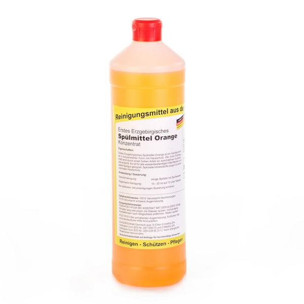 Erstes Erzgebirgisches Spülmittel Orange, Konzentrat | 1 Liter 
