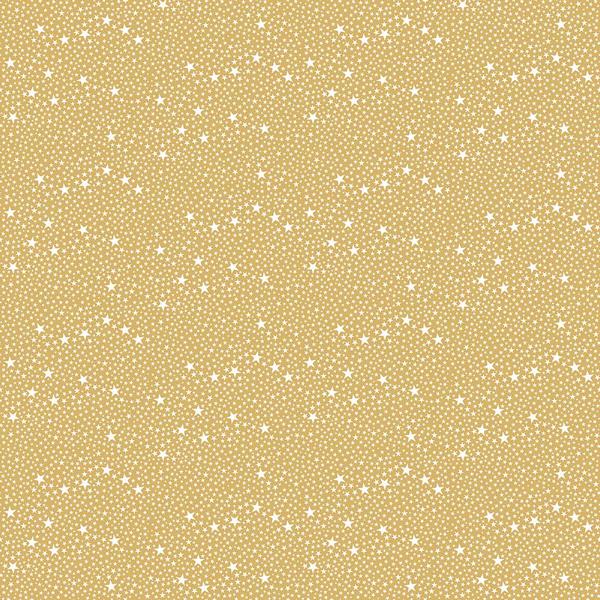 PAPER+DESIGN Airlaid-Mitteldecke 80 x 80 cm | bedruckt mit Motiv "Sternchen gold"
