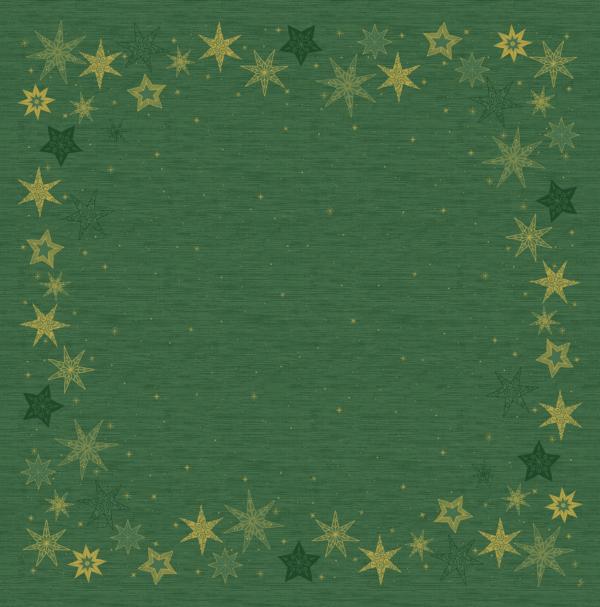 Dunicel-Mitteldecke 84 x 84 cm, unterverpackt | mit Motiv | mit Motiv Star Stories Green 
