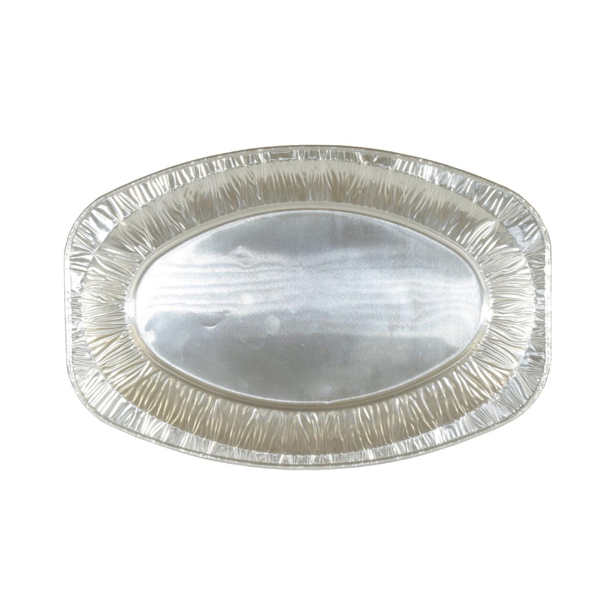 *Alu-Party-Platte  mittel, 430 x 286 mm, oval, Einweggeschirr
