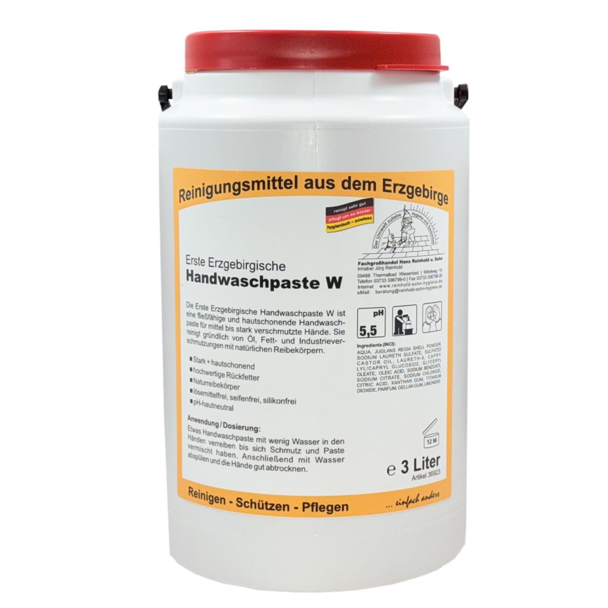 Erste Erzgebirgische Handwaschpaste W |  3 Liter 
