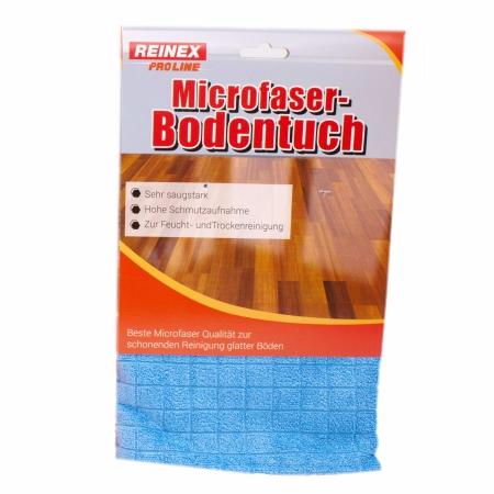 Bodentuch/Scheuertuch Microfaser, 50 x 60 cm | blau/orange 