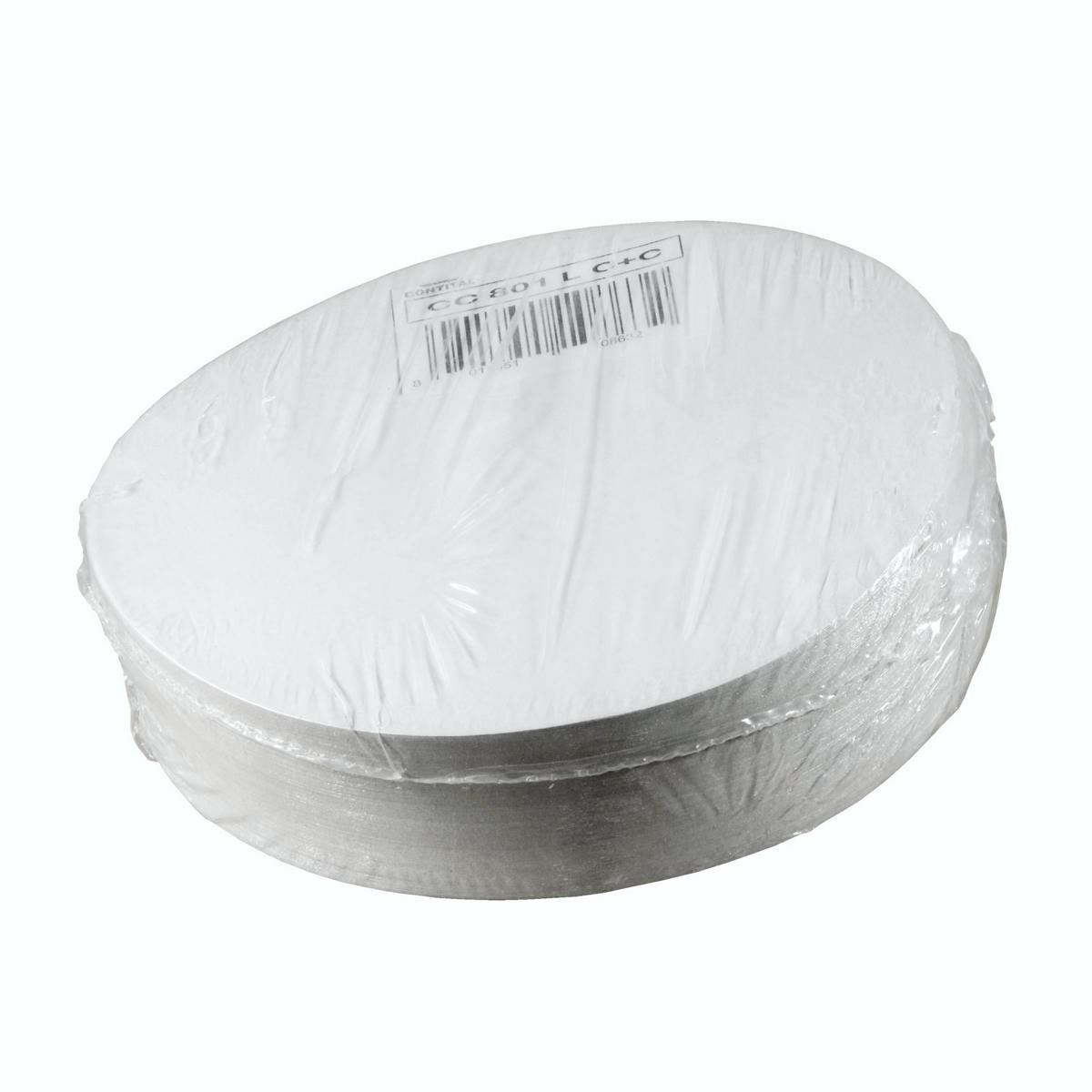 *Deckel Karton alukaschiert, Ø 181 mm, für Aluminiumbehälter (85910) | 600 Stück