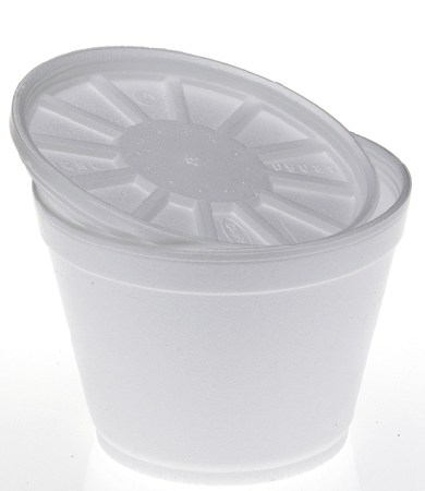 *Deckel Schaumpolystyrol, weiß | 50 Stück 
