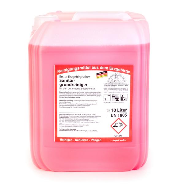 Erster Erzgebirgischer Sanitärgrundreiniger | 10 Liter 