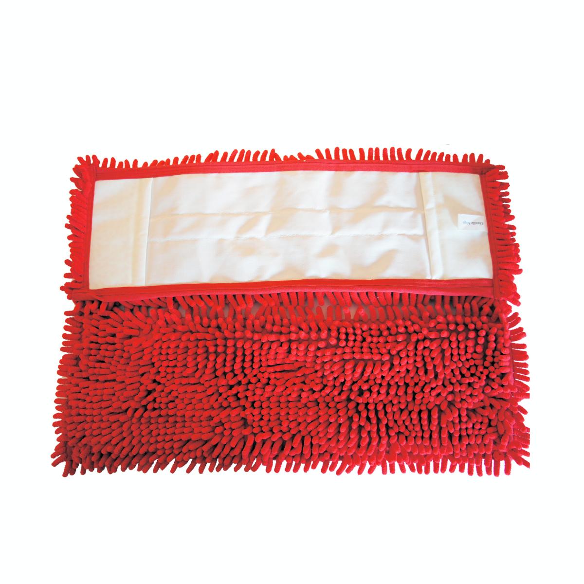 Chenille-Mopp 50 cm | Farbe: rot 
