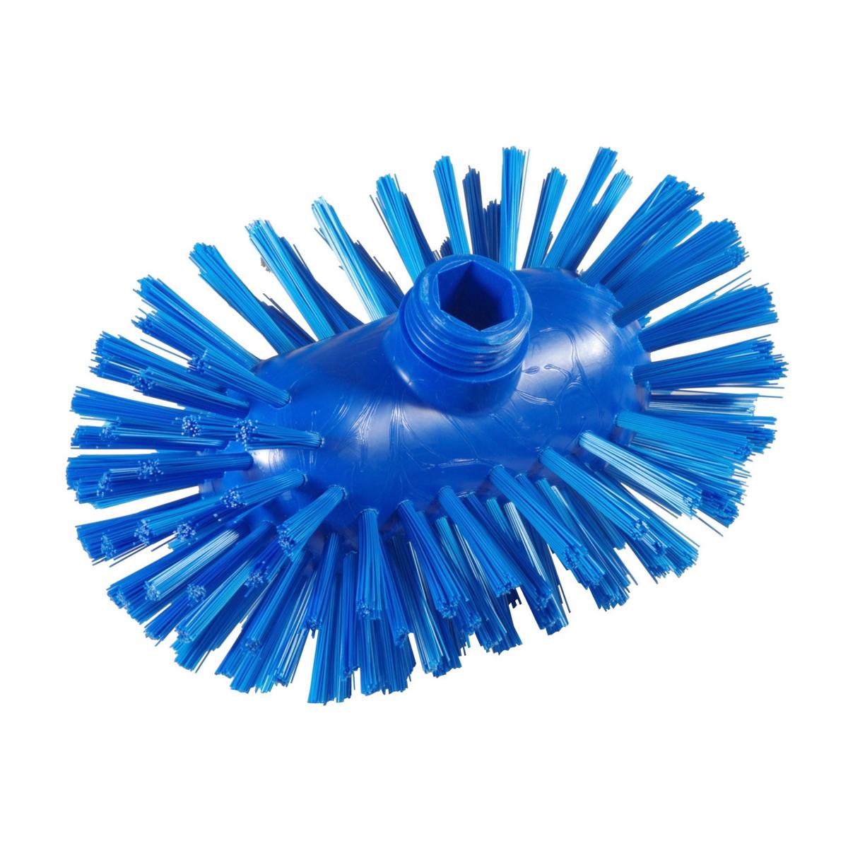 Hygiene - Tankschrubber, Außengewinde mit Innensechskant | 20 cm blau 
