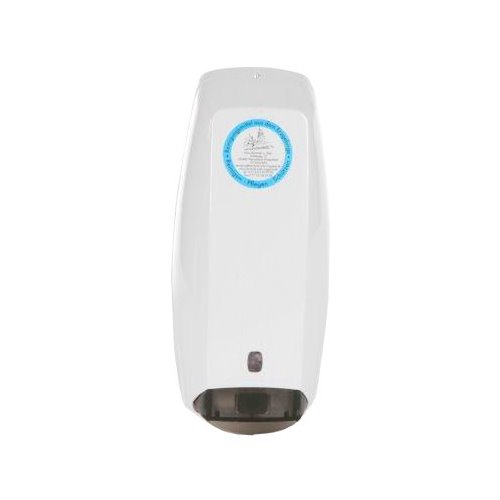 Seifencreme-Spender 1000 ml, Universalspender für Flüssigseife, abschließbar, Kunststoff weiß, Auffüllpatrone enthalten 