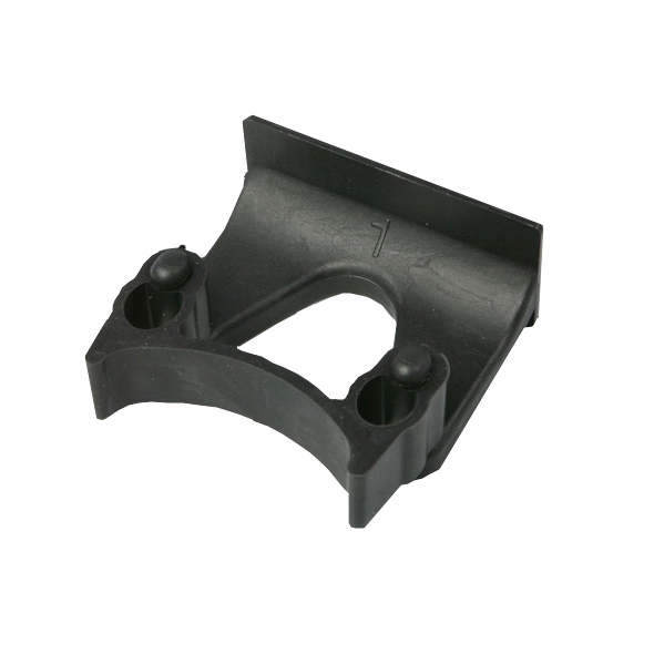 Geräte-Halter, klein Ø 22 - 32 mm | schwarz 
