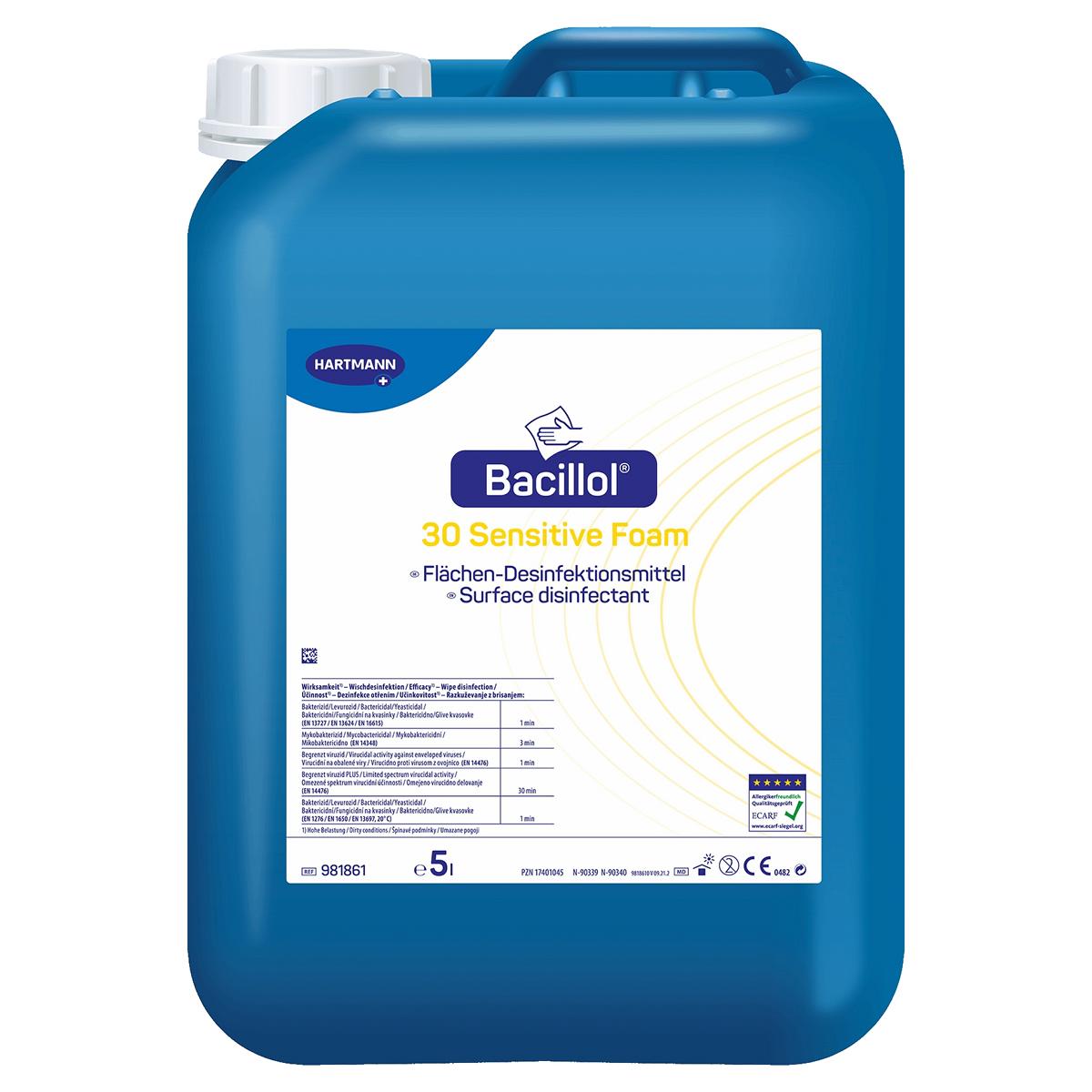 Bacillol 30 Sensitive Foam |  5 Liter 
