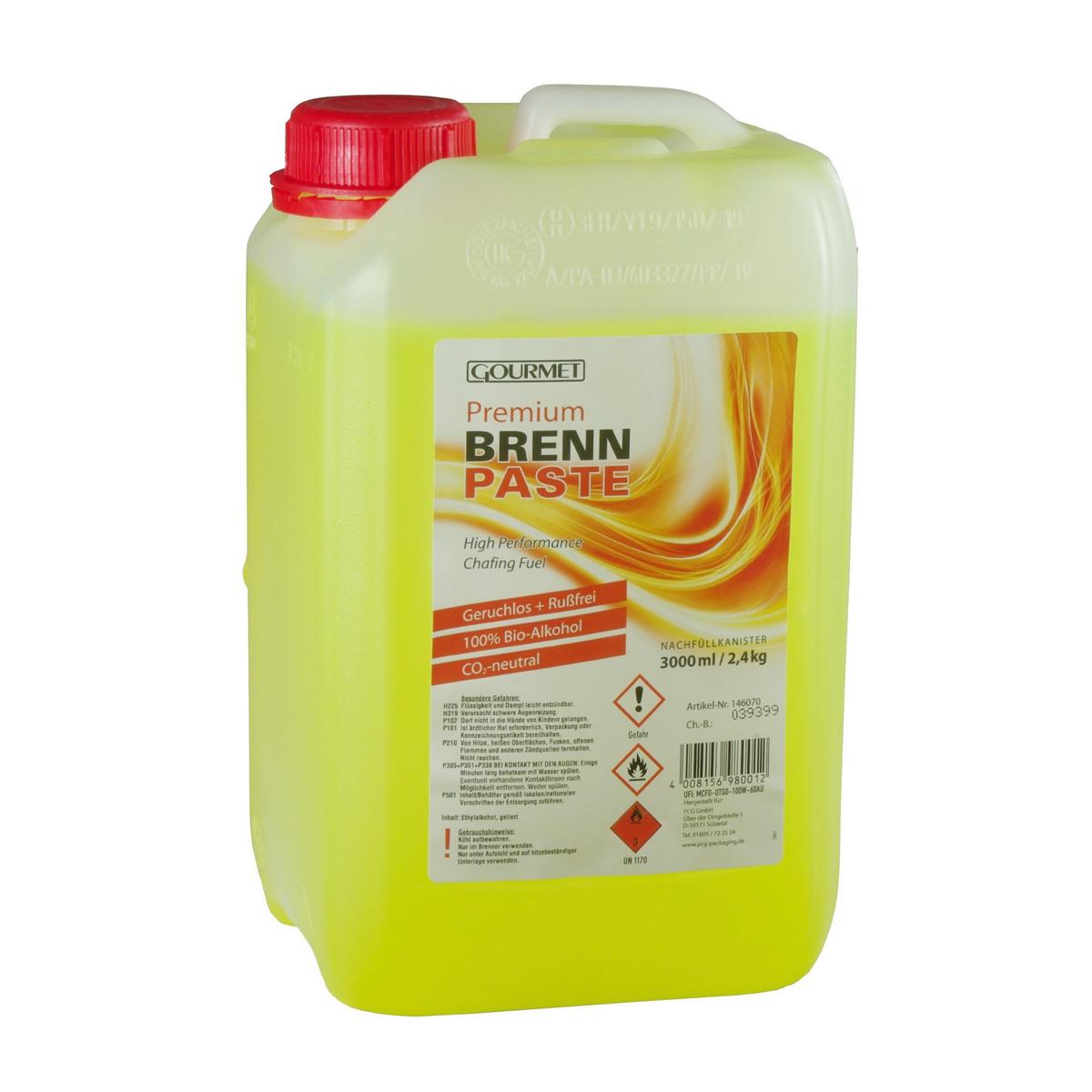 Brennpaste, Sicherheitsbrennpaste | 3 Liter/2,4 kg 