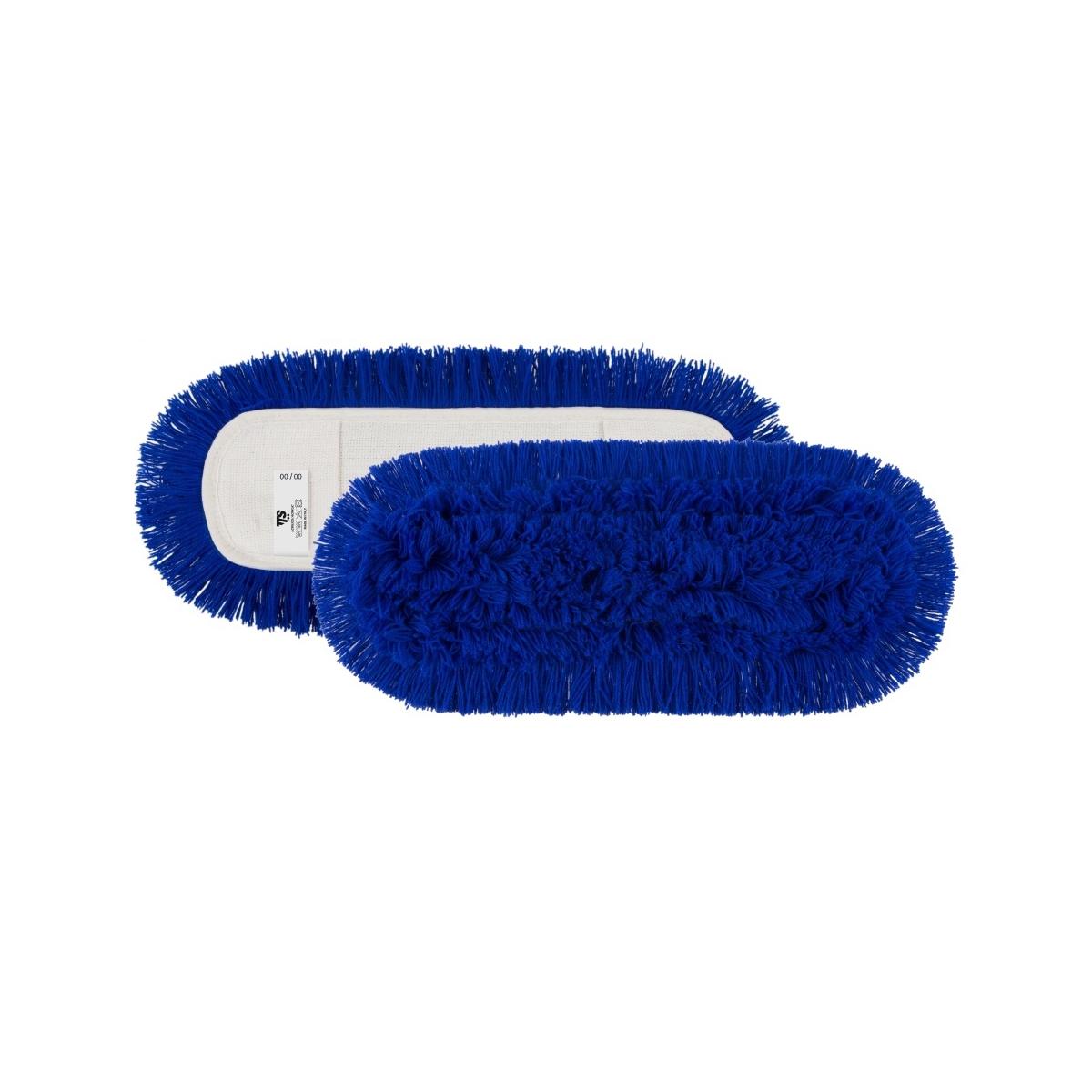 Acryl-Mopp 40 cm, außen und innen Fransen | blau 
