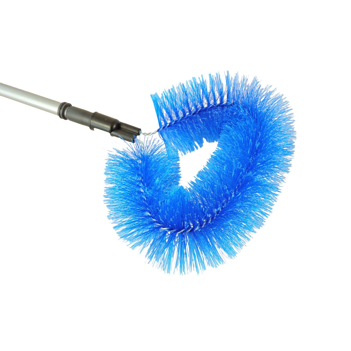 Staubbiene mit Teleskopstiel bis 150 cm | oval Kunststoffborsten