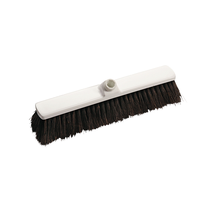 Backofenbesen 40 cm | Körper weiß, Borsten schwarz 
