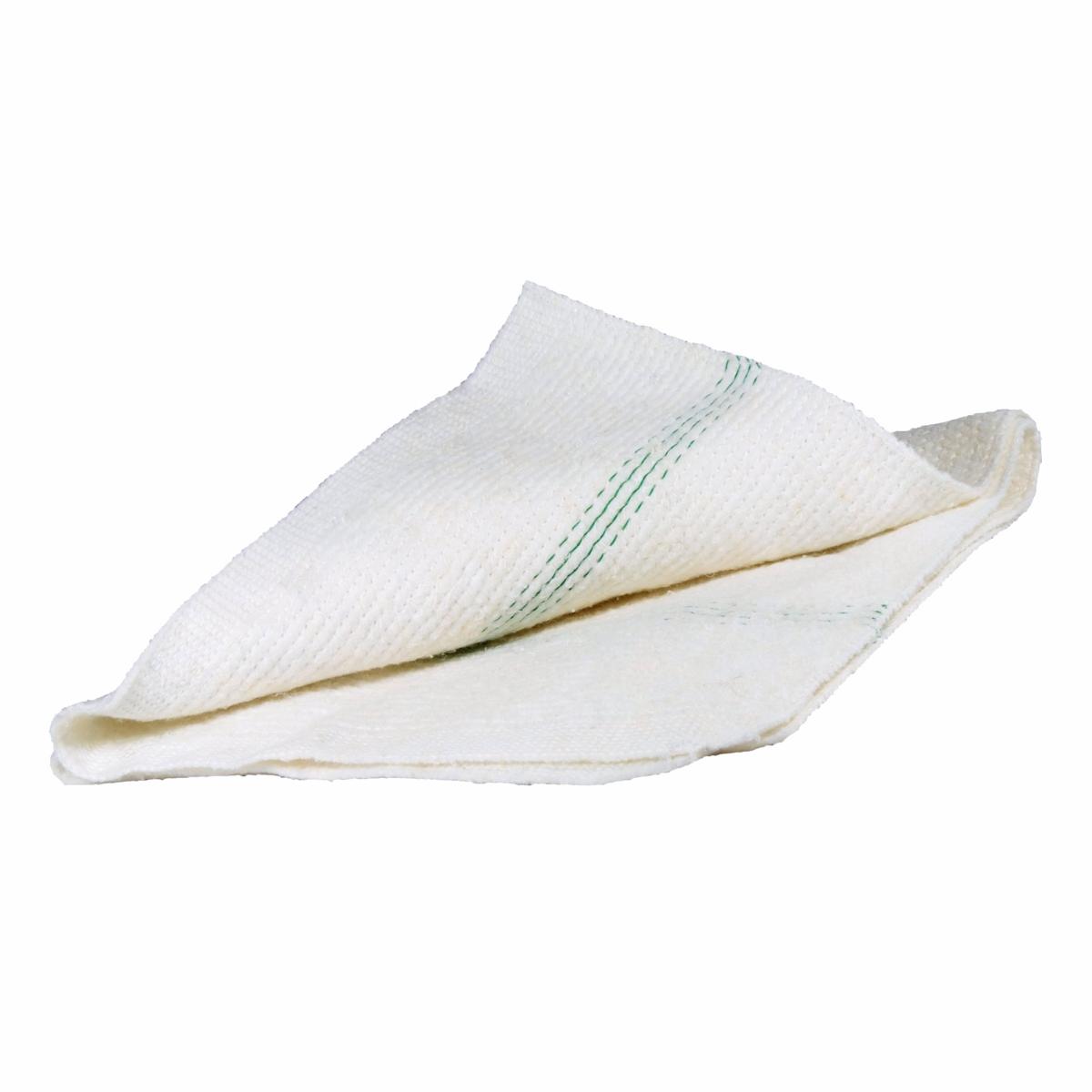 Bodentuch/Scheuertuch "Effekt" 50 x 60 cm | mit grünem Streifen 
