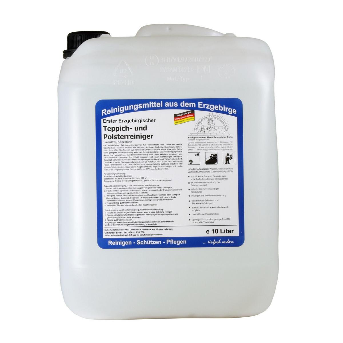 Erster Erzgebirgischer Teppich- und Polsterreiniger |  10 Liter 
