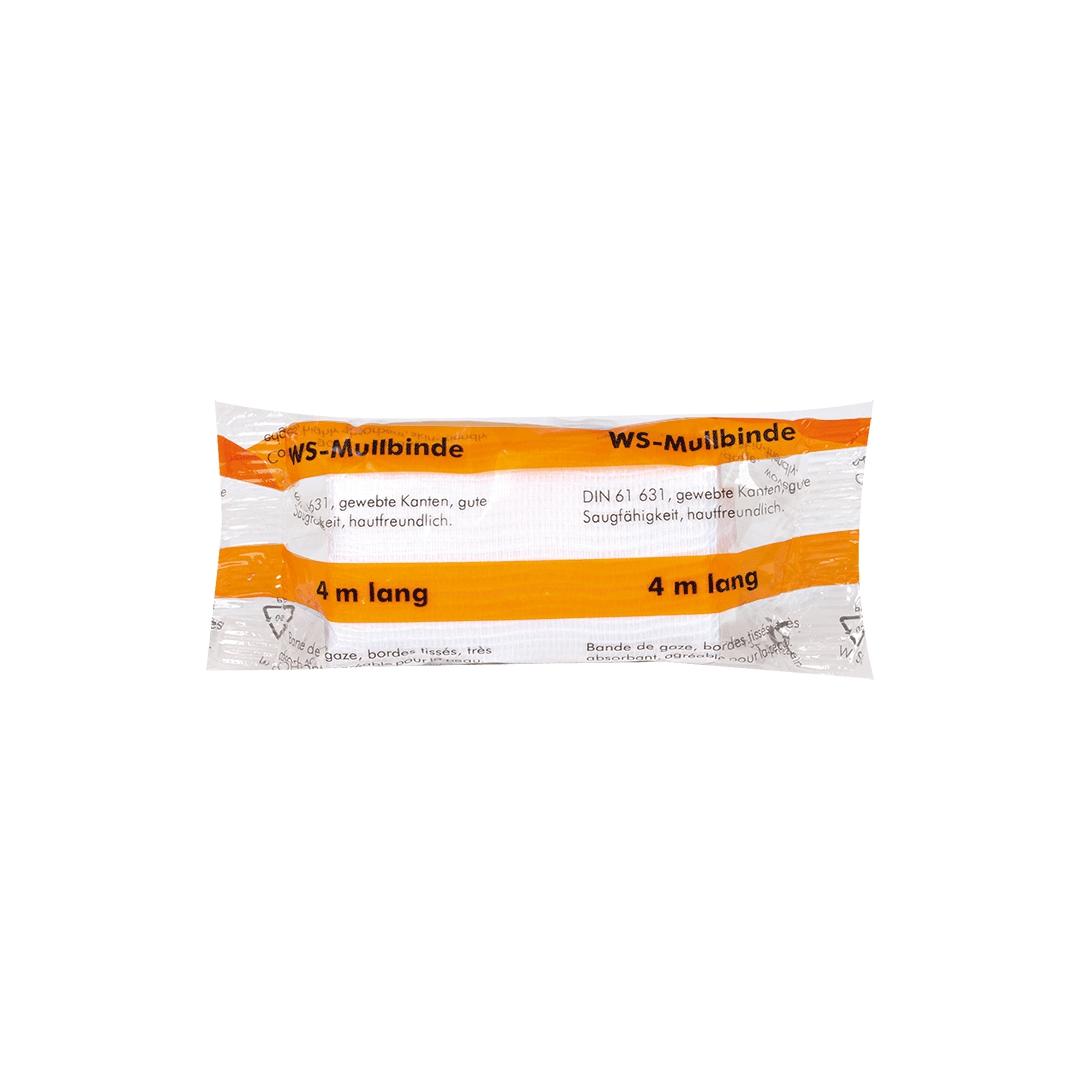 WS-Mullbinde DIN 61631 | 4 m x 6 cm 

