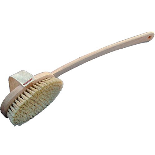 Badebürste aus Holz mit Stiel und Gurt | 45 x 70 x 450 mm 