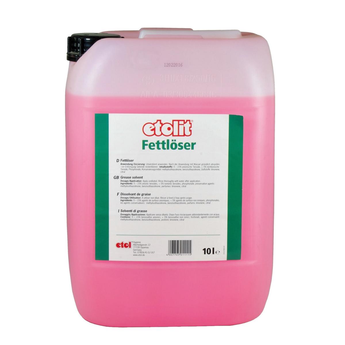 etolit Fettlöser | 10 Liter 
