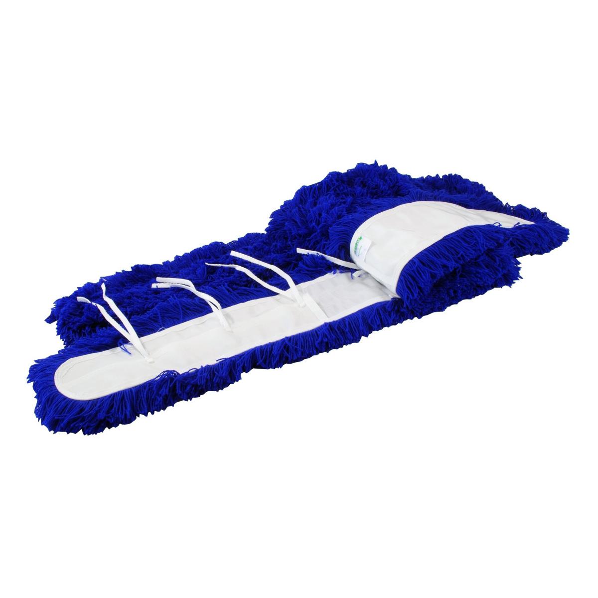 Feuchtwischmopp 130 cm, Acryl Color, mit Bändern und Taschen 
