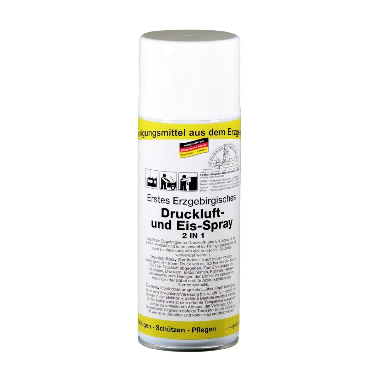 Erstes Erzgebirgisches Druckluft- und Eis-Spray | 400 ml 
