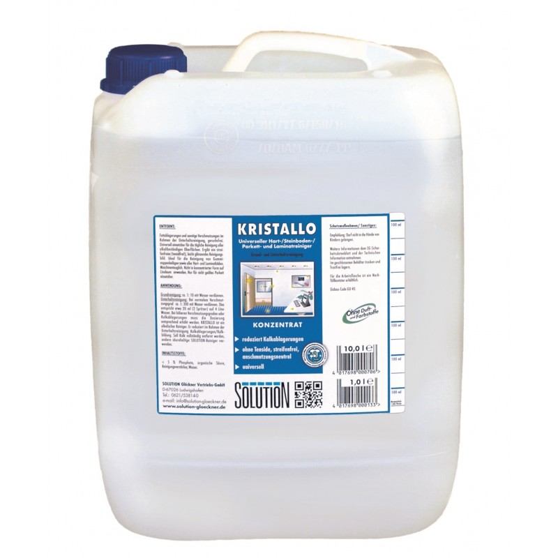 Kristallo universal, Hart-Steinbodenreiniger | 10 Liter 

