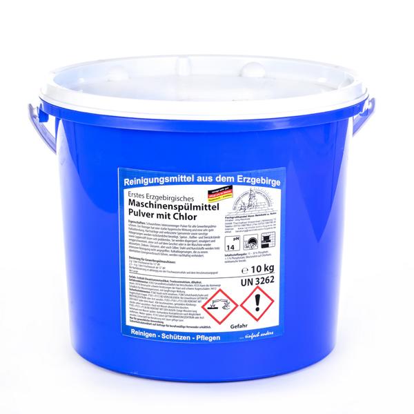 Erstes Erzgebirgisches Maschinenspülmittel Pulver mit Chlor | 10 kg 