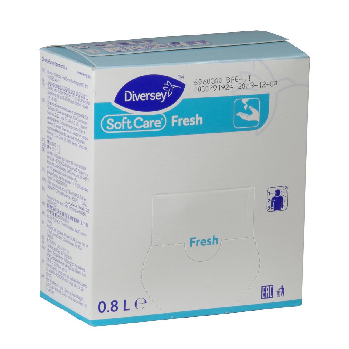 Seifenlotion mit Frischeduft, Soft Care Fresh H1 | 6 x 800 ml
