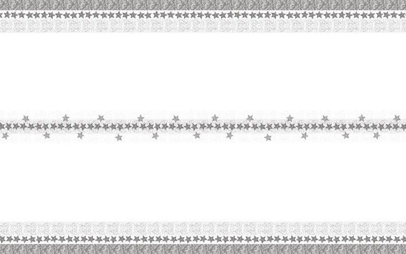 PAPER+DESIGN Tischdecke Edelvlies, 2,20 x 1,38 m | mit Motiv "Sternenmuster silber" 
