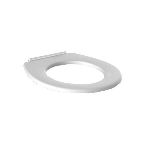 Sanit WC-Sitz ohne Deckel und verstellbaren Edelstahlscharniere | weiß