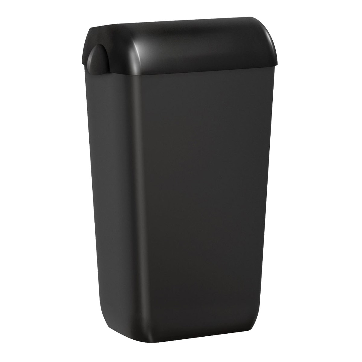 Abfallbehälter, Papierkorb eckig,"Serie Skin Carbon", 23 Liter | carbon 