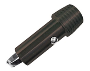 Gewindeadapter für Alustangen, Eloxiertes Alumininum mit Springfeder AFAET